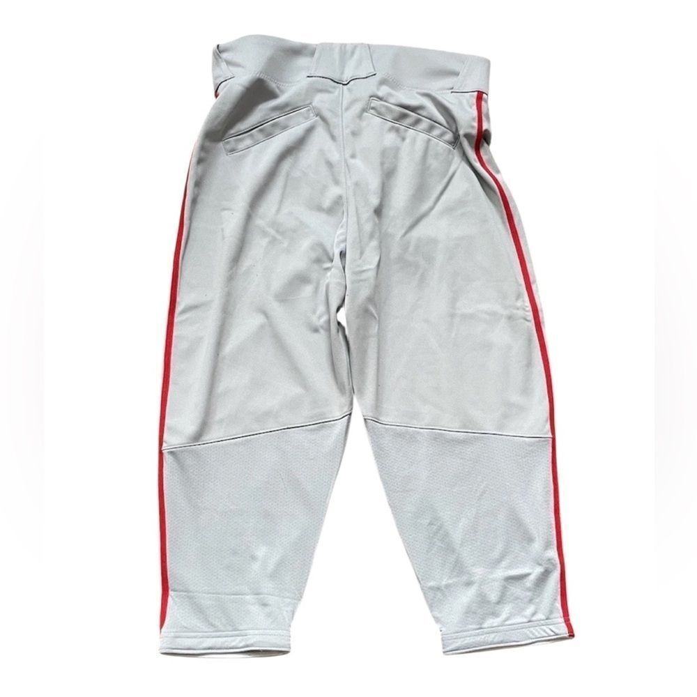 Nike Men's Grey Vapor Select Red Piped KNICKER‎ Baseball Pants New SZ S Small - Picture 4 of 5